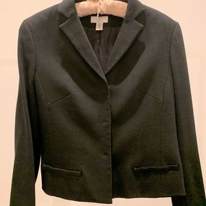 Ann Taylor LOFT Black Wool Jacket
